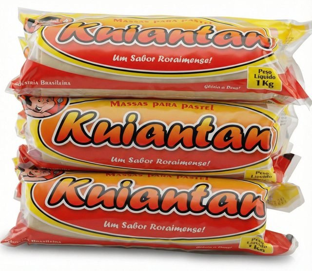 Rolo de Massa para Pastel Kuiantan 1 kg